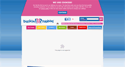 Desktop Screenshot of baskinrobbins.co.uk